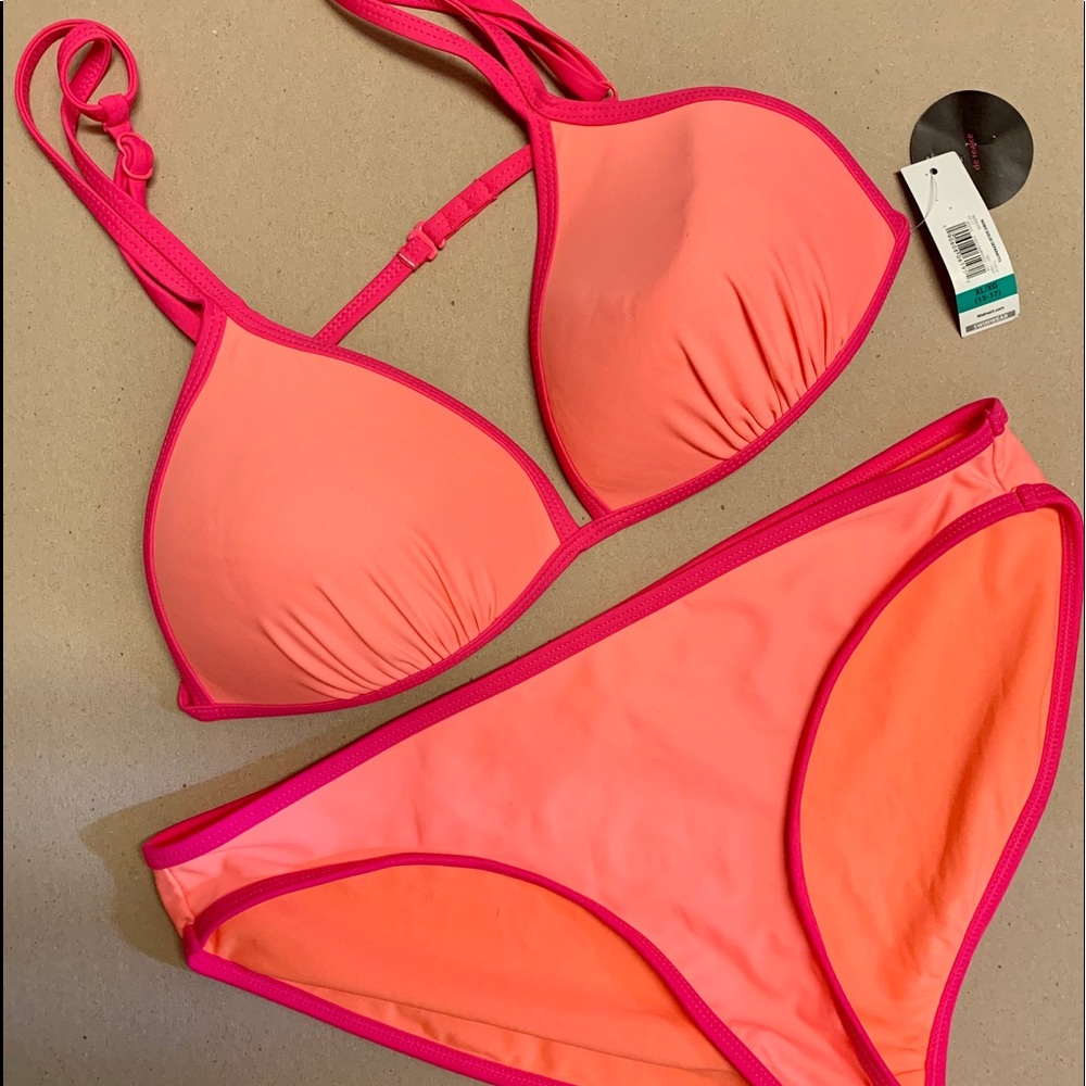 New Sexy Peach Bikini Set XL/Swimsuit